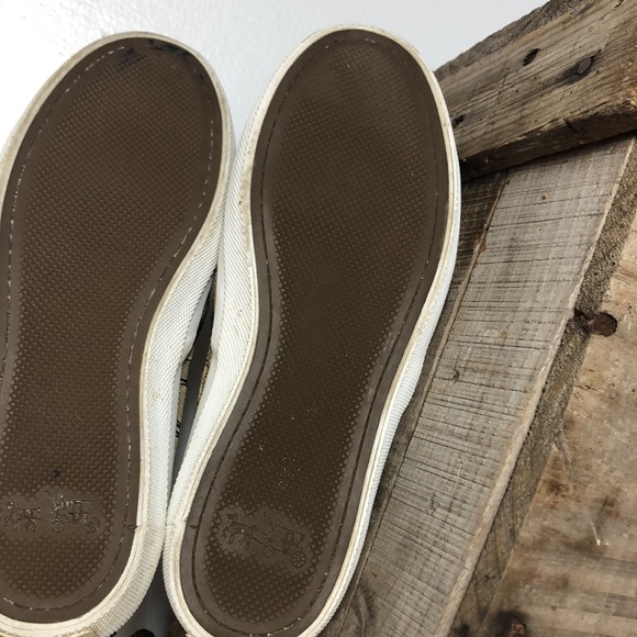 Coach Brown Chrissy Canvas Slip On Sneaker Shoe Sz 9.5B - Picture 7 of 8